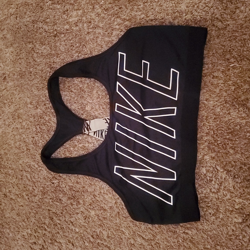 Nike Sports Bra - All Black, Women’s Large